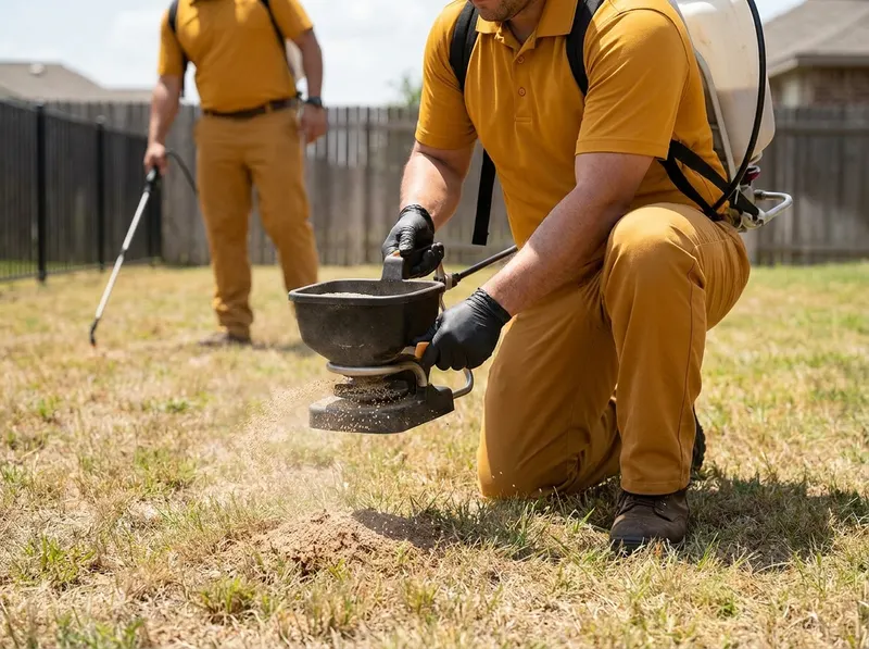 Fire Ant Yard Treatment in Pflugerville, TX