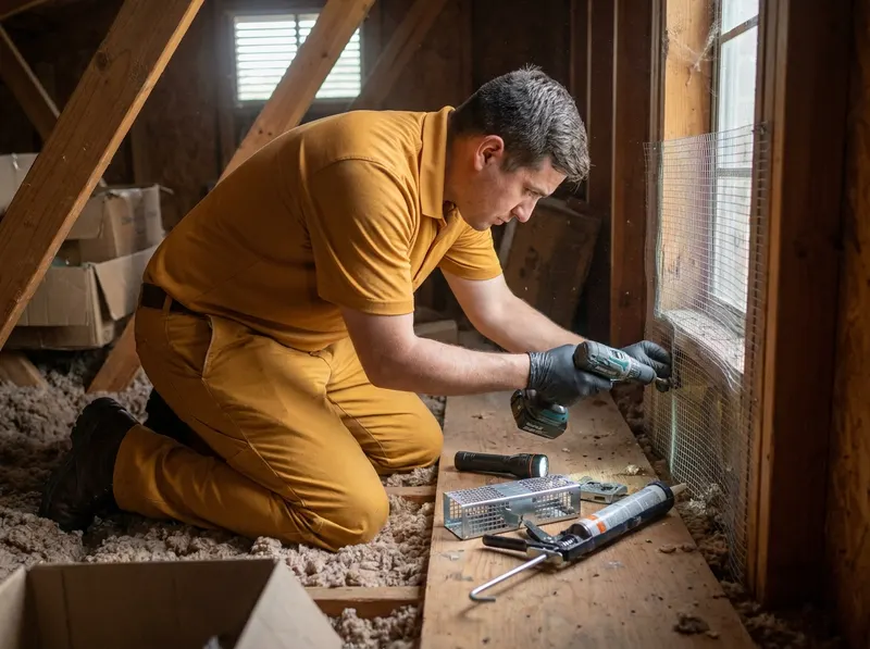Rodent Trapping and Attic Exclusion in Pflugerville, TX