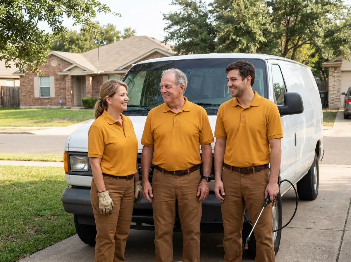 NexaPath Pest Control Service pest control service team in Pflugerville, TX